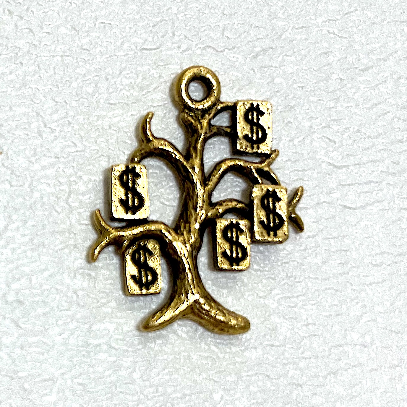 Charm on white background