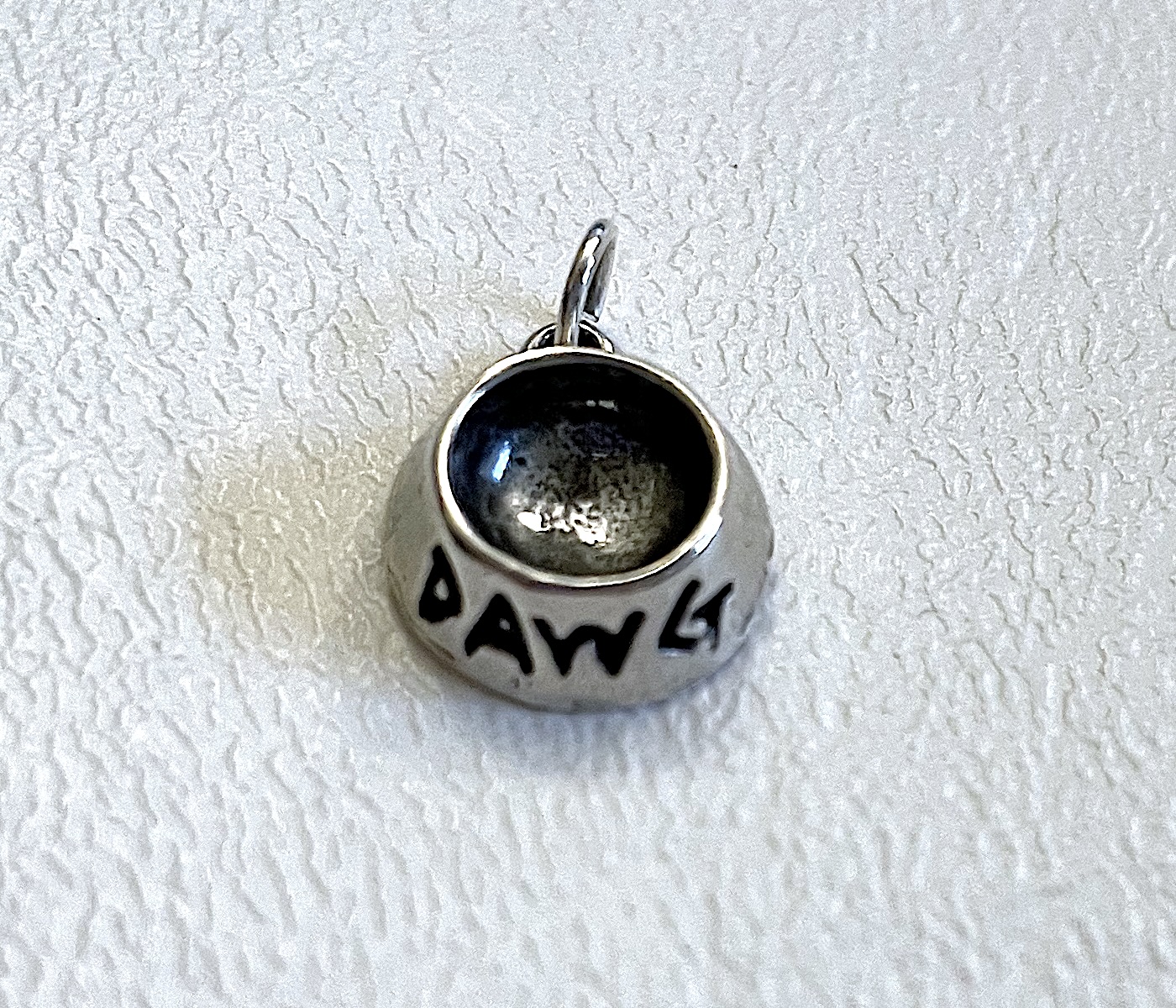 Charm on white background