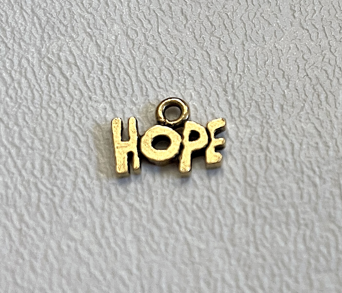 Charm on white background