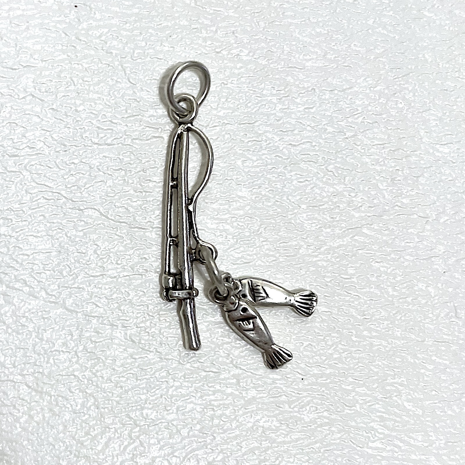 Charm on white background