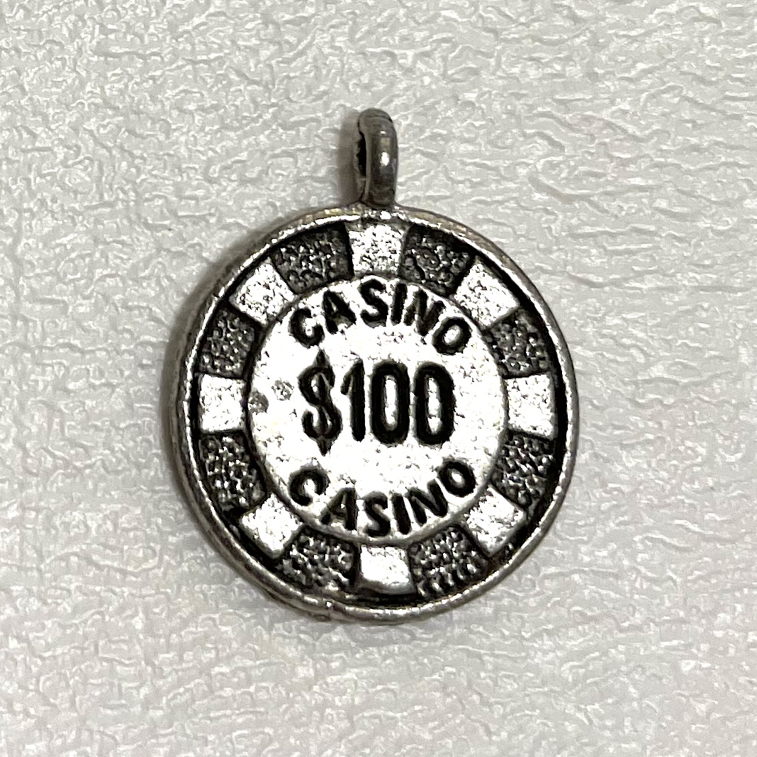 Charm on white background