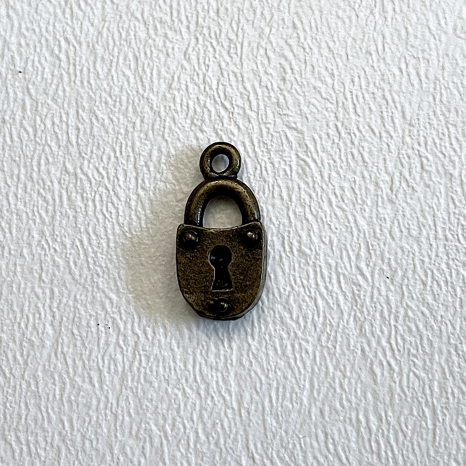 Charm on white background